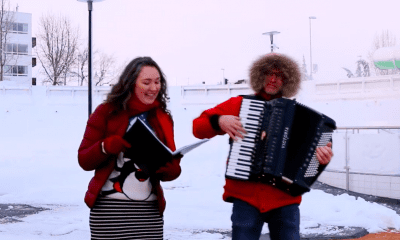 Erla og Valmar senda frá sér Jólakveðju úr Eyjafirði