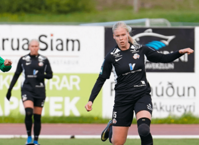 Hulda Ósk skoraði fjögur. Mynd: Sævar Geir