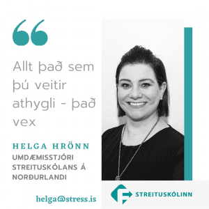 Áskorun vikunnar – Hvert beinir þú athygli þinni?