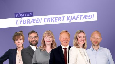 Píratar kynna kosningastefnu sína: „Lýðræði – ekkert kjaftæði“