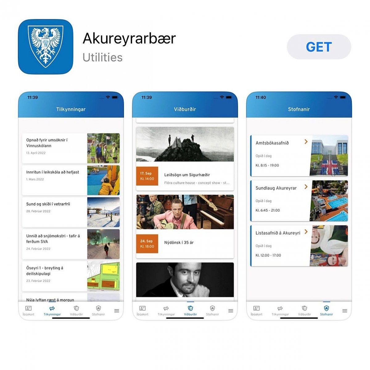 Nýtt íbúaapp Akureyrarbæjar – „Vertu með Akureyri í vasanum“