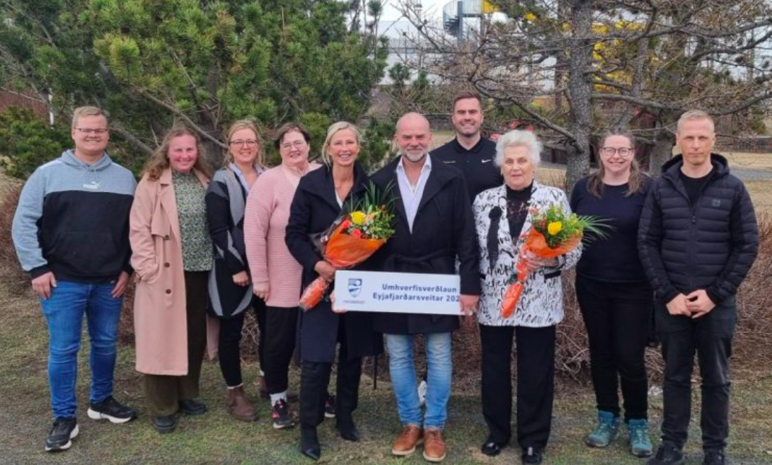 Vilborg Þórðardóttir og Skógarböðin fengu Umhverfisverðlaun Eyjafjarðarsveitar