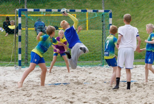 Strandhandboltamót á Einni með öllu