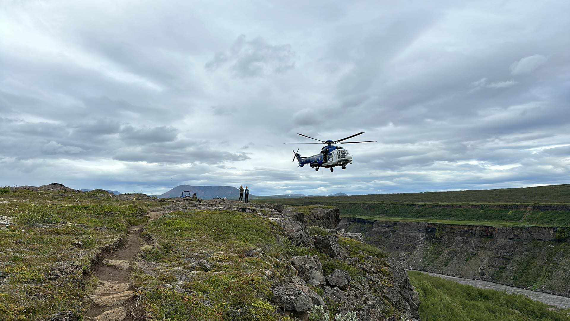 Reiðhjólaslys við Jökulsárgljúfur