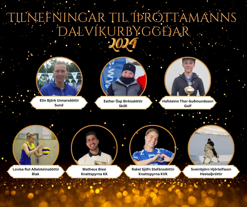 Tilnefningar til Íþróttamanns Dalvíkurbyggðar 2024