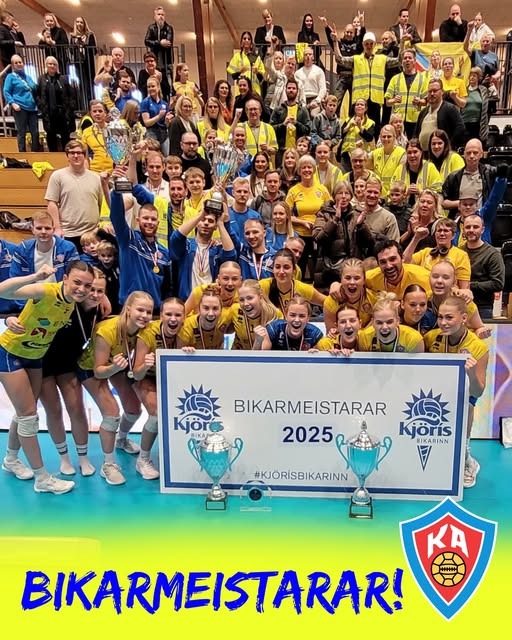 KA bikarmeistari karla og kvenna í blaki