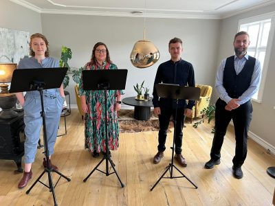 Kvartettinn Ómar fagnar vorinu – Tónleikar á Dalvík á morgun og á Minjasafninu í næstu viku
