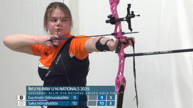 Eva Kristín þrefaldur Íslandsmeistari og sló Íslandsmet