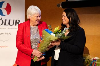 Arna Jakobína og Hulda Guðmundsdóttir Mynd: Kjölur